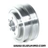 Aluminum Underdrive Double Pulley